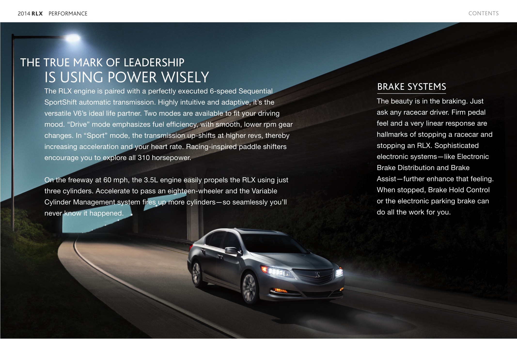 2014 Acura RLX Brochure Page 19